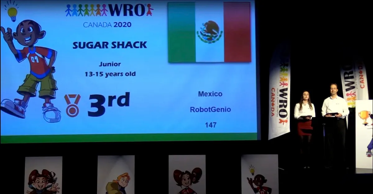 Tercer Lugar en World Robot Olympiad
