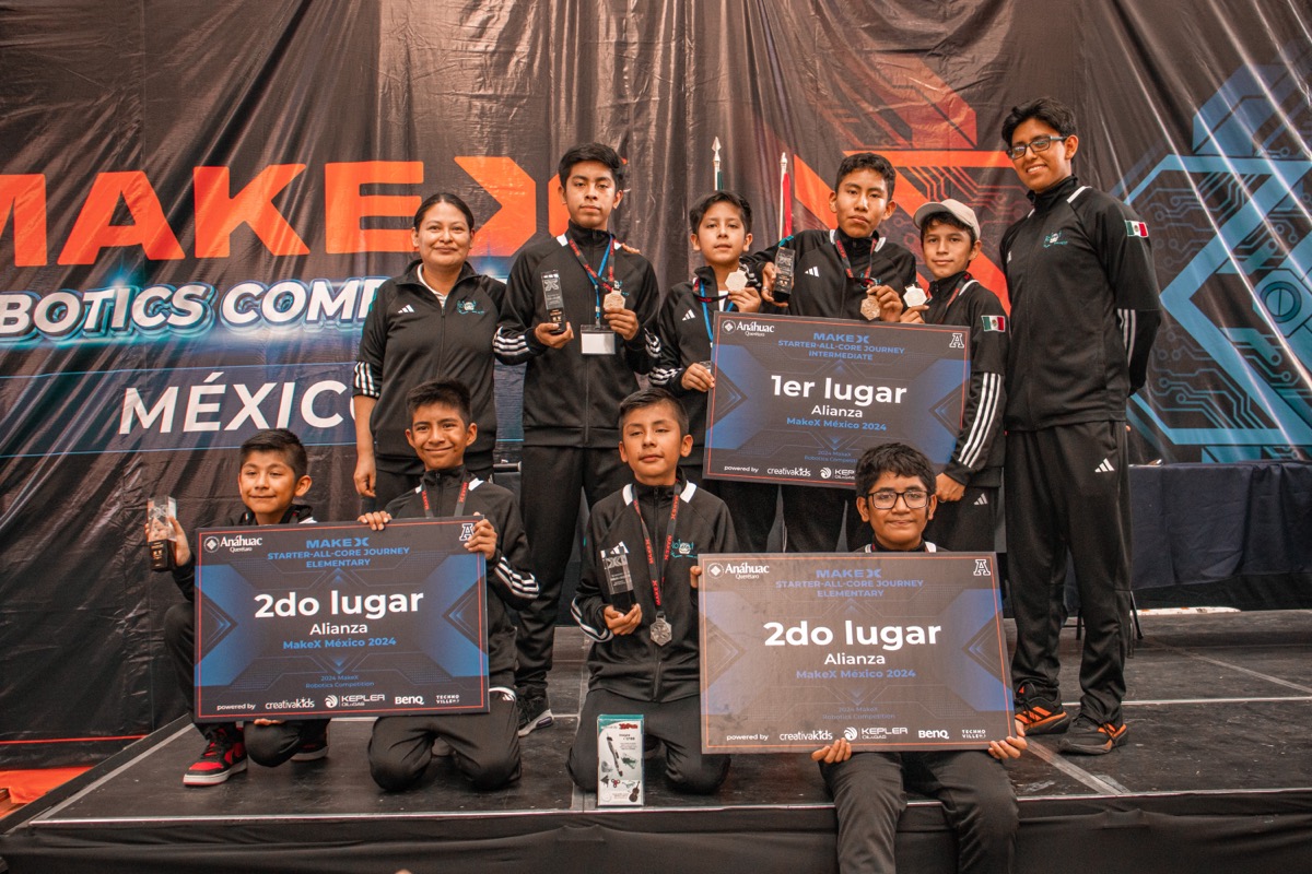 Primer y segundo lugar a nivel nacional en MakeX Robotics Competition - Mayo 2024