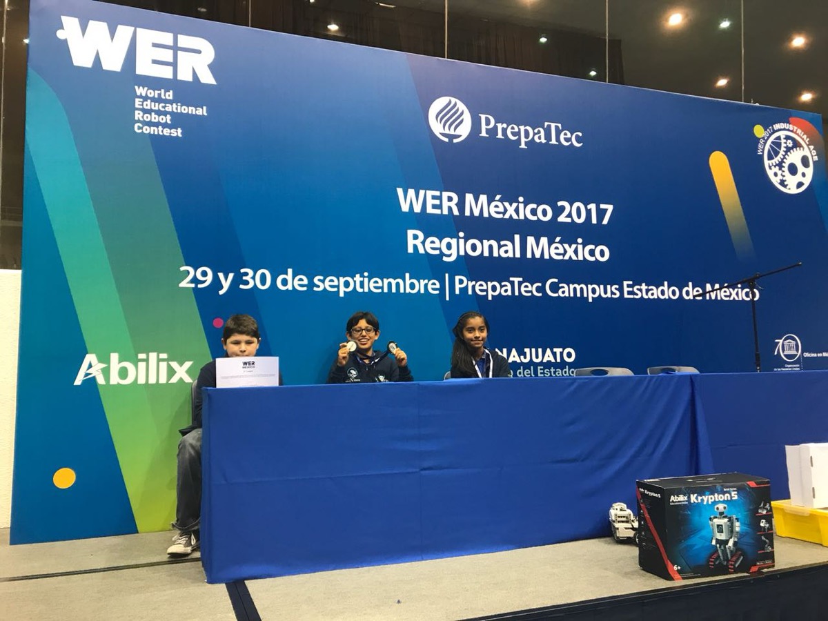 Segundo Lugar en la Etapa Nacional del Concurso Mundial de Robótica Educativa WER