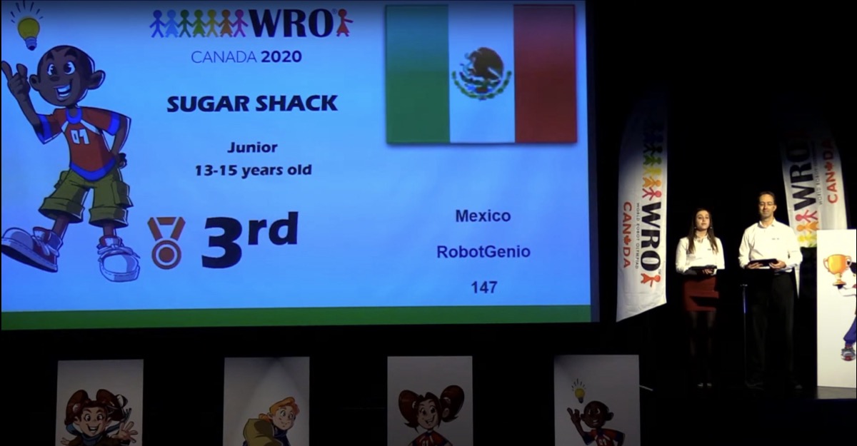 Tercer Lugar en World Robot Olympiad